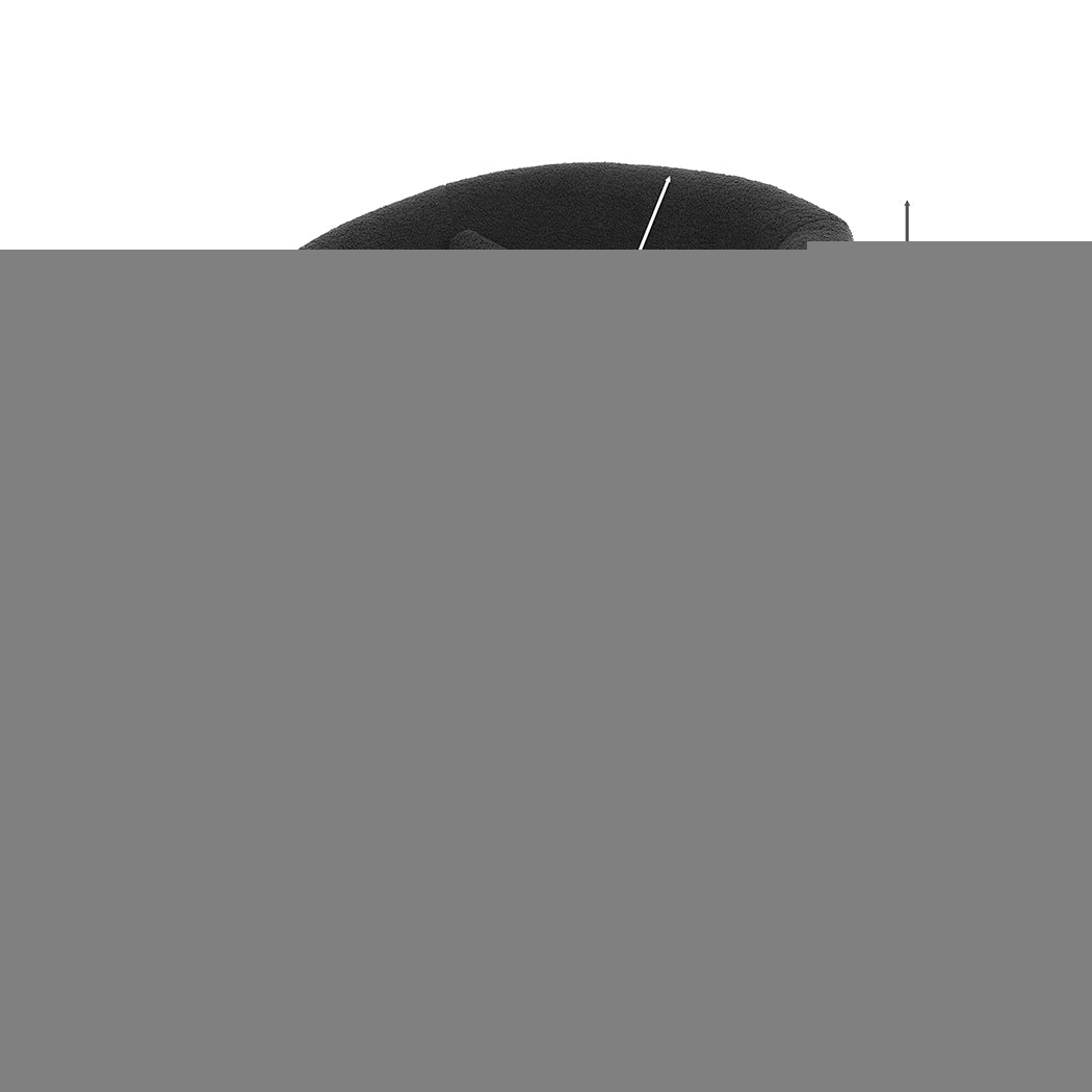 Levede Fleece Rocking Chair-1954802380457512962