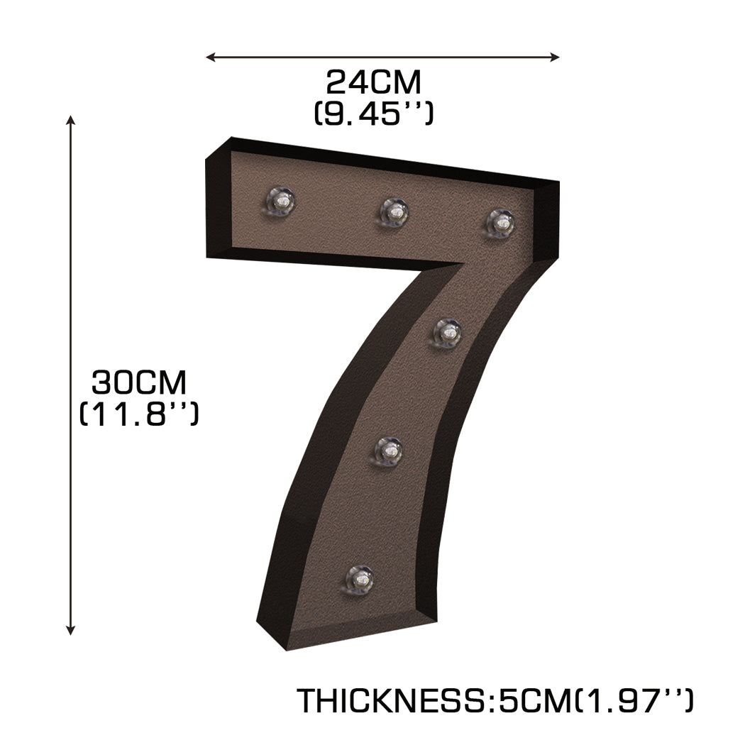 LED Metal Number Lights Free Standing-1954803090385408002
