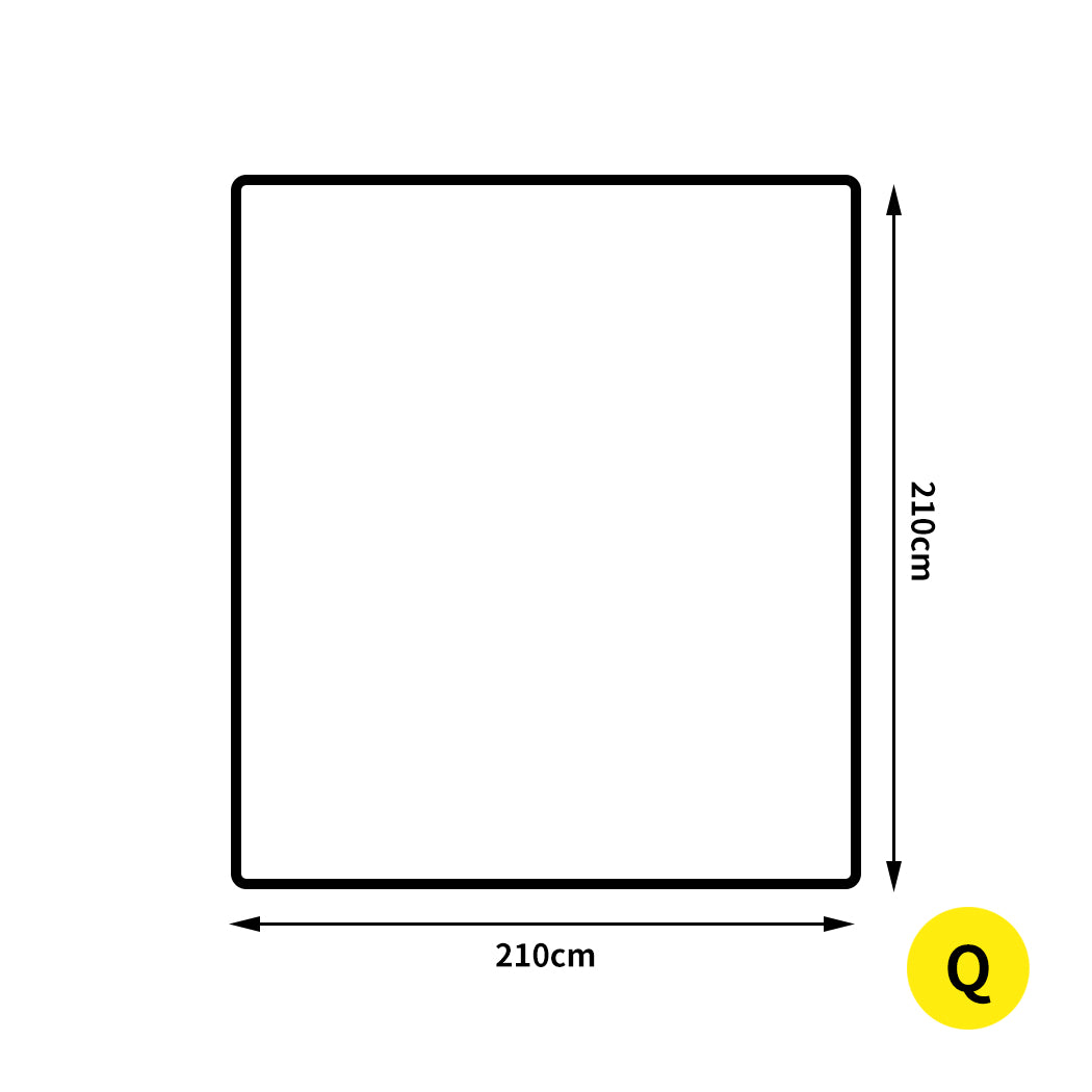 DreamZ Throw Blanket Cotton Waffle Blankets Grey Queen-1919892916759826434
