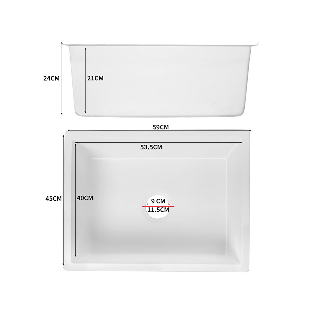 Granite Kitchen Sink Laundry Stone Sinks White-1954802800433172482