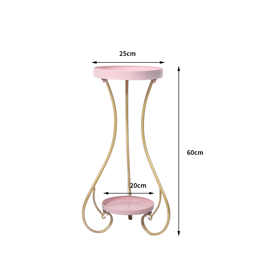 Levede Plant Stand 2 Tiers Outdoor Indoor Medium-1910112299541204994