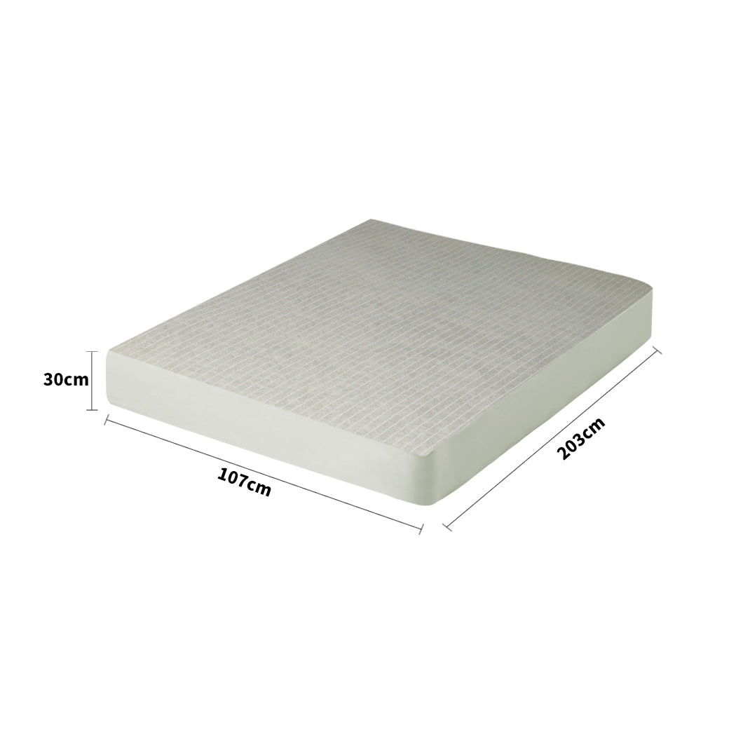 Dreamz KS Mattress Protector Pillowcases King Single Grey-1954802847098998786