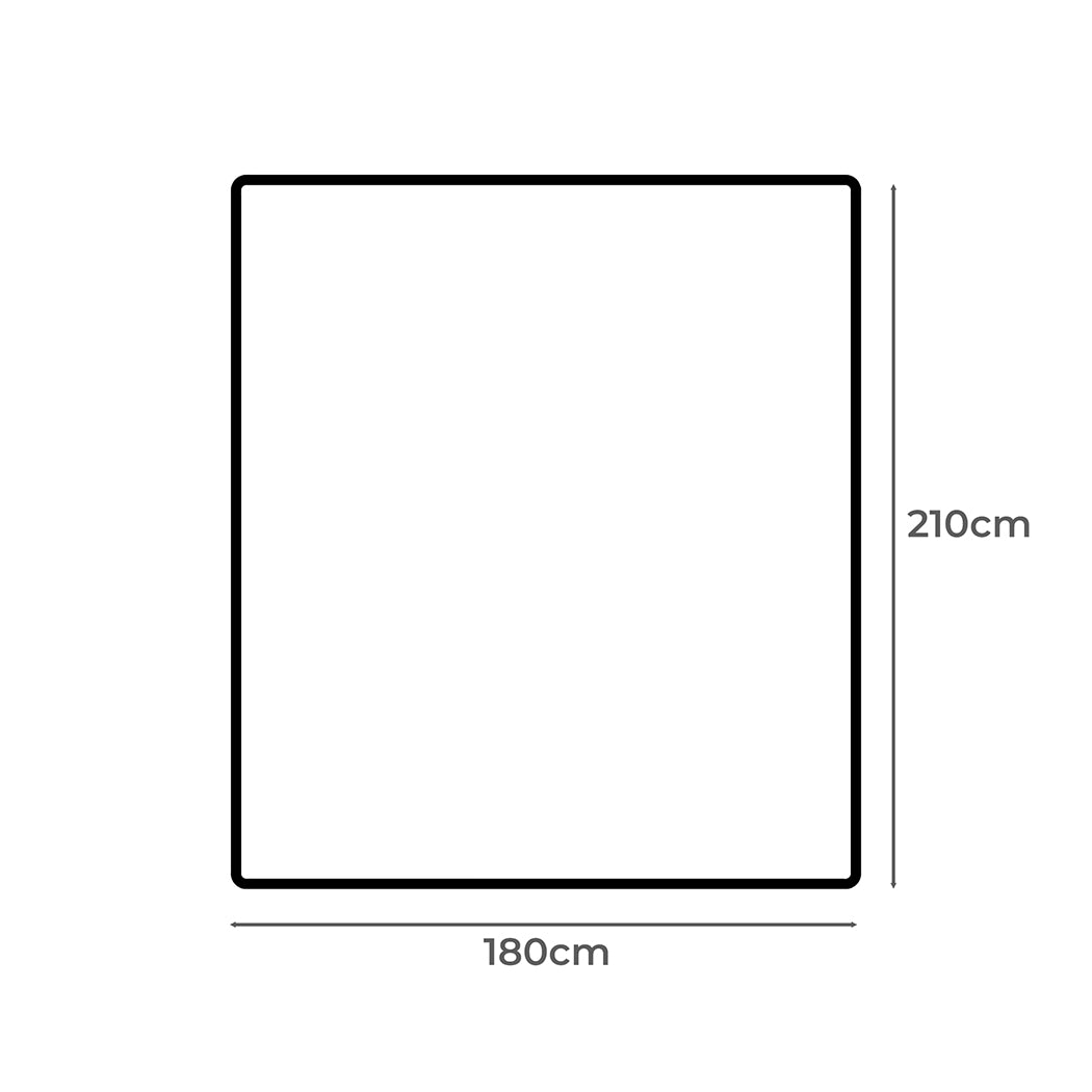 DreamZ Throw Blanket Cotton Waffle Blankets White Double-1919892916210372610