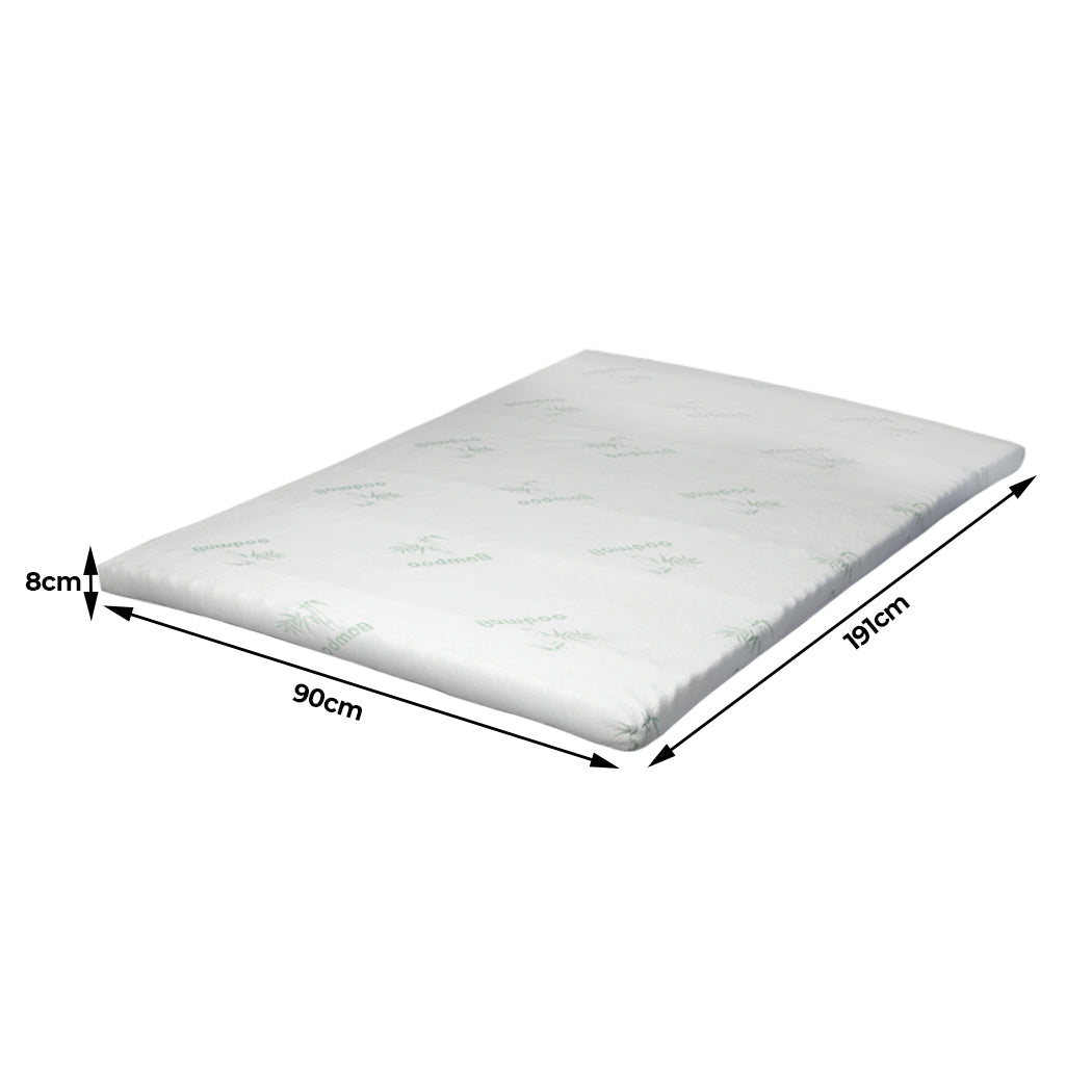 Dreamz 7-Zone Cool Gel Mattress Topper Single Teal Cover-1910112896965283842