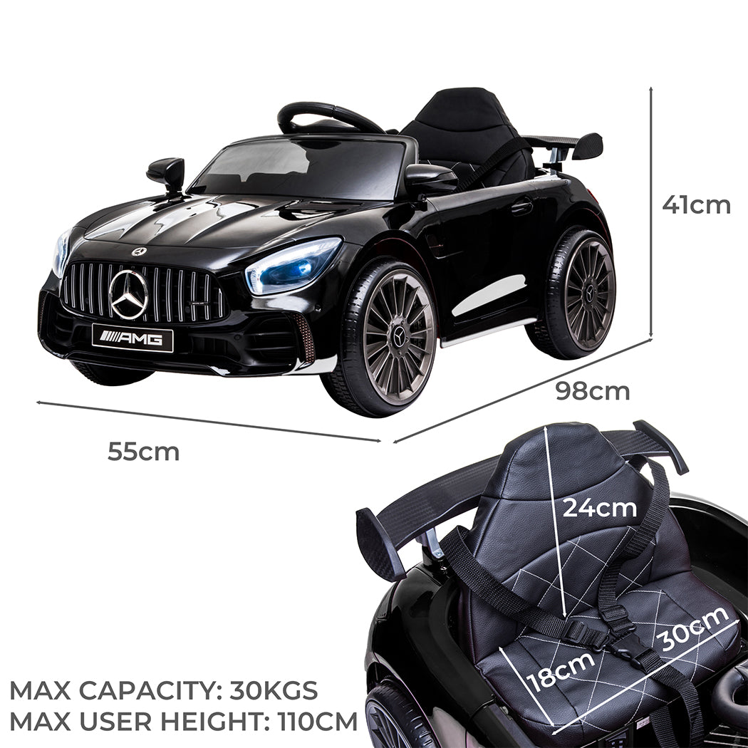 Kids Ride On Car 12V Battery Mercedes-Benz Black-1910113158211702786