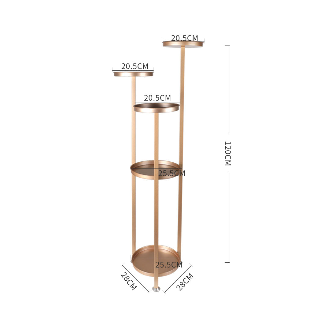 Levede Plant Stand Outdoor Indoor Flower Rose Gold Large-1910112813863538690