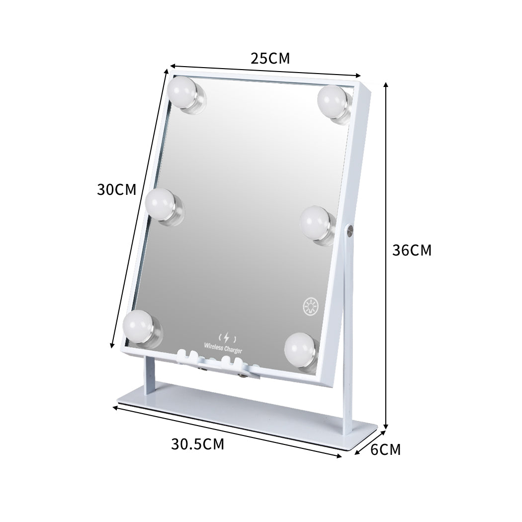 Vanity Makeup Mirror Light Hollywood Small-1919892939274850306