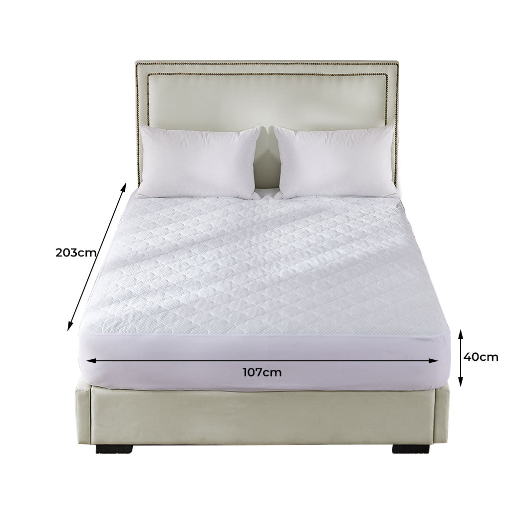 Dreamz Mattress Protector Topper Cool King Single-1910112875737911298