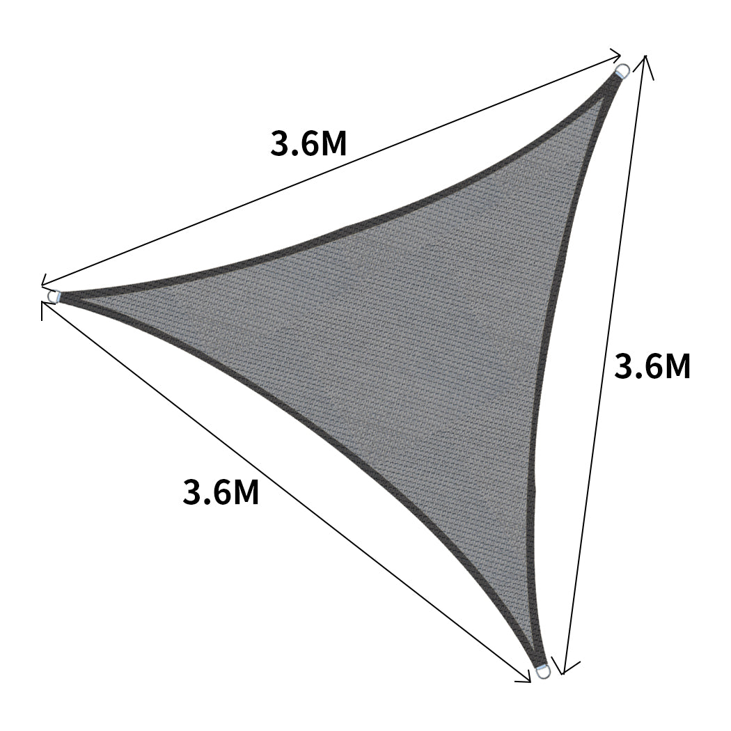 Outdoor Awning Cloth Sun Shades Sail Charcoal 280-1910112597978517506