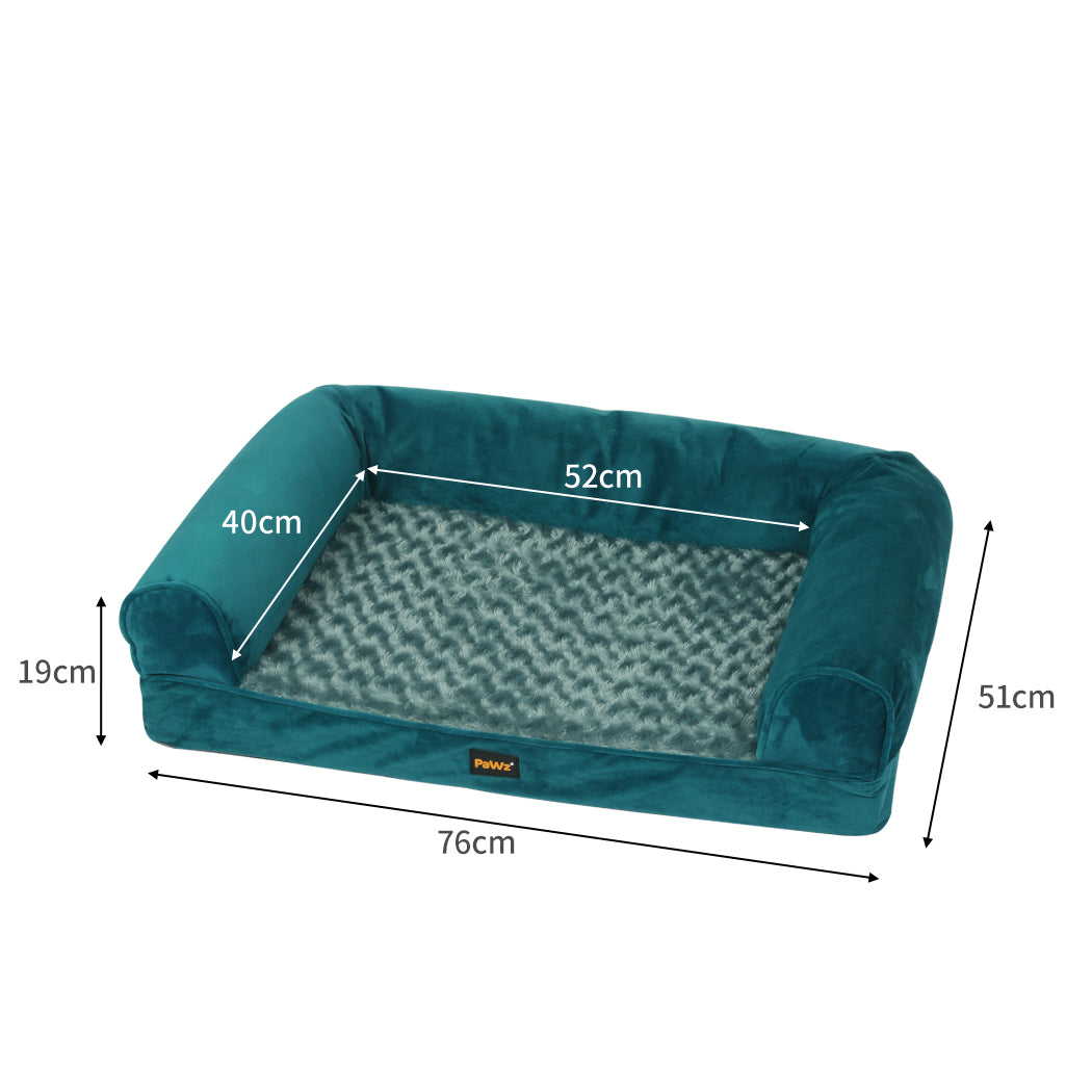 PaWz Pet Bed Sofa Dog Beds Bedding Soft M Blue Medium-1954802515316969474