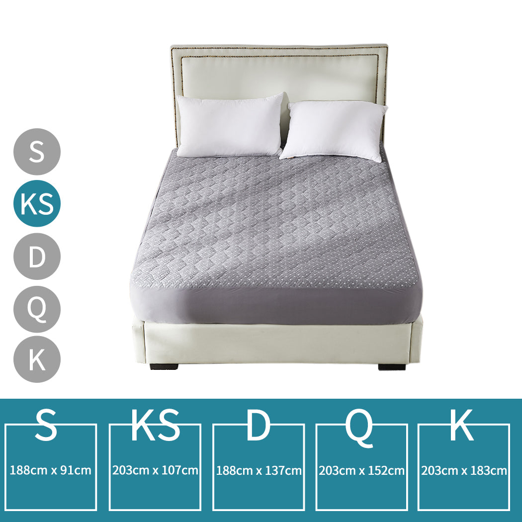 Dreamz Mattress Protector Topper Bamboo King Single-1910112874982936578