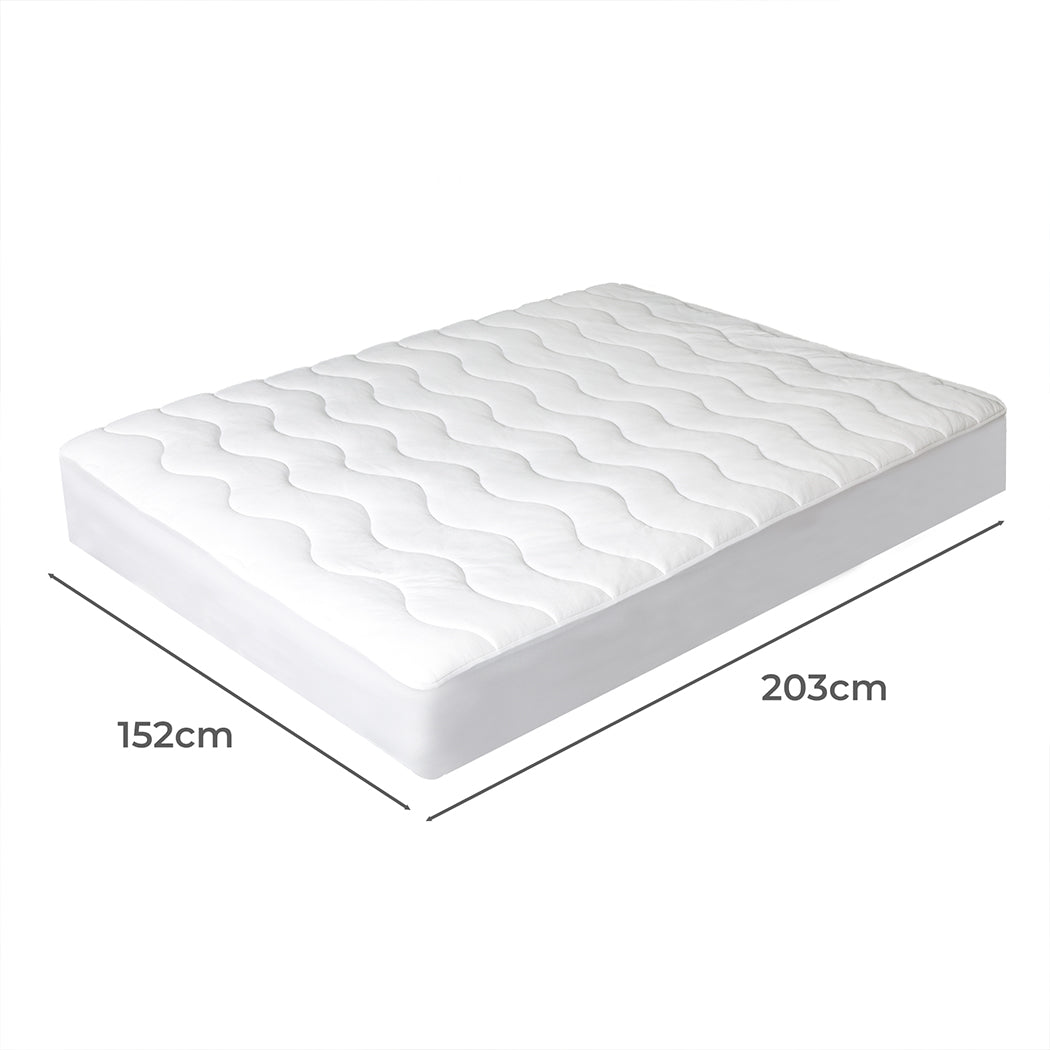 Dreamz Cool Mattress Topper Protector Queen-1954802867596562434