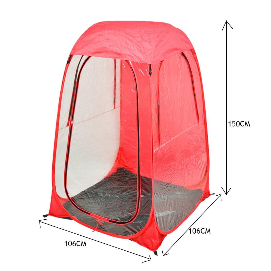 2x Mountview Pop Up Tent Camping Weather Red-1954802643381653506