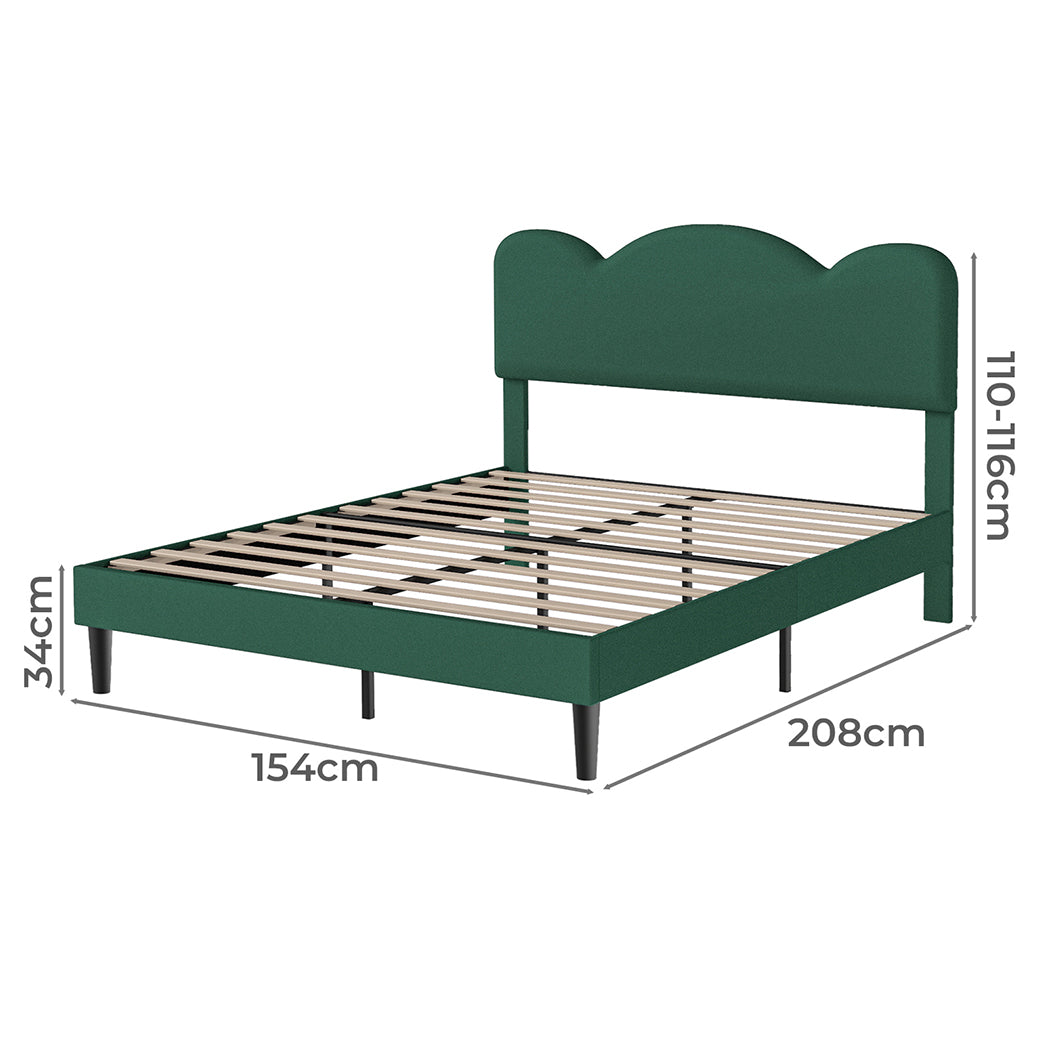 Levede Queen Bed Frame Adjustable Headboard Mattress-1973194181094543362