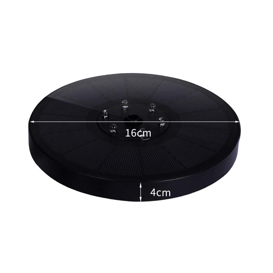 Solar Powered Water Fountain Power Floating-1910112298094170114