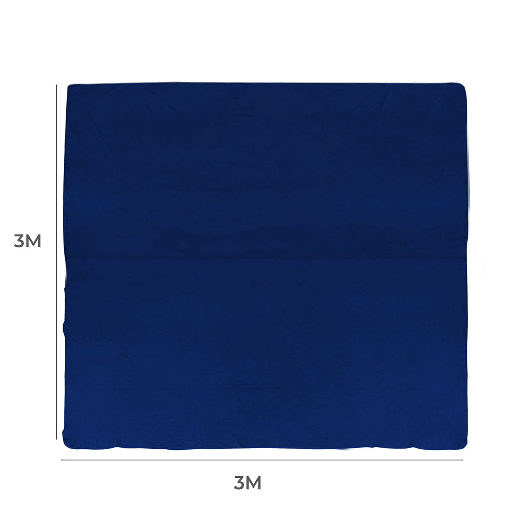 DreamZ 3x3M Large Oversized Blanket Navy-1919892915514118146