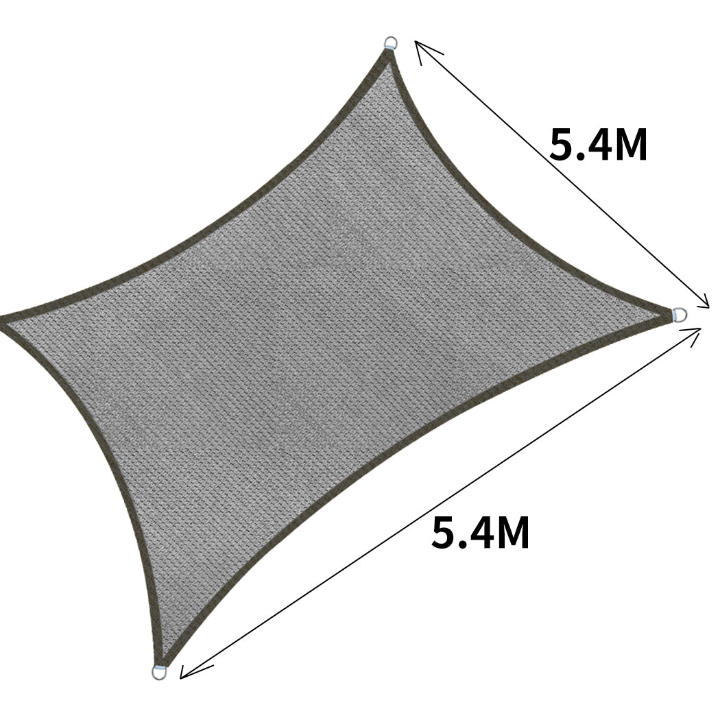 Outdoor Awning Cloth Sun Shades Sail Charcoal 180-1910112596070109186
