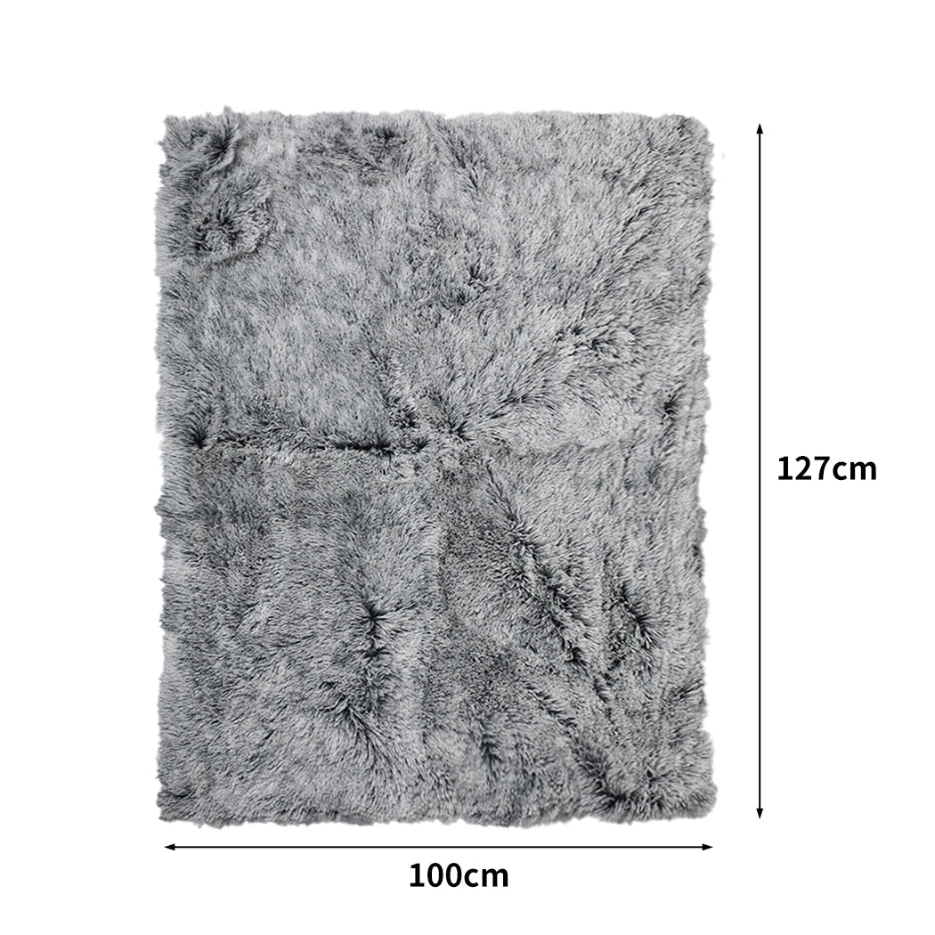 PaWz Dog Blanket Pet Cat Mat Puppy Warm Charcoal-1954802544702263298