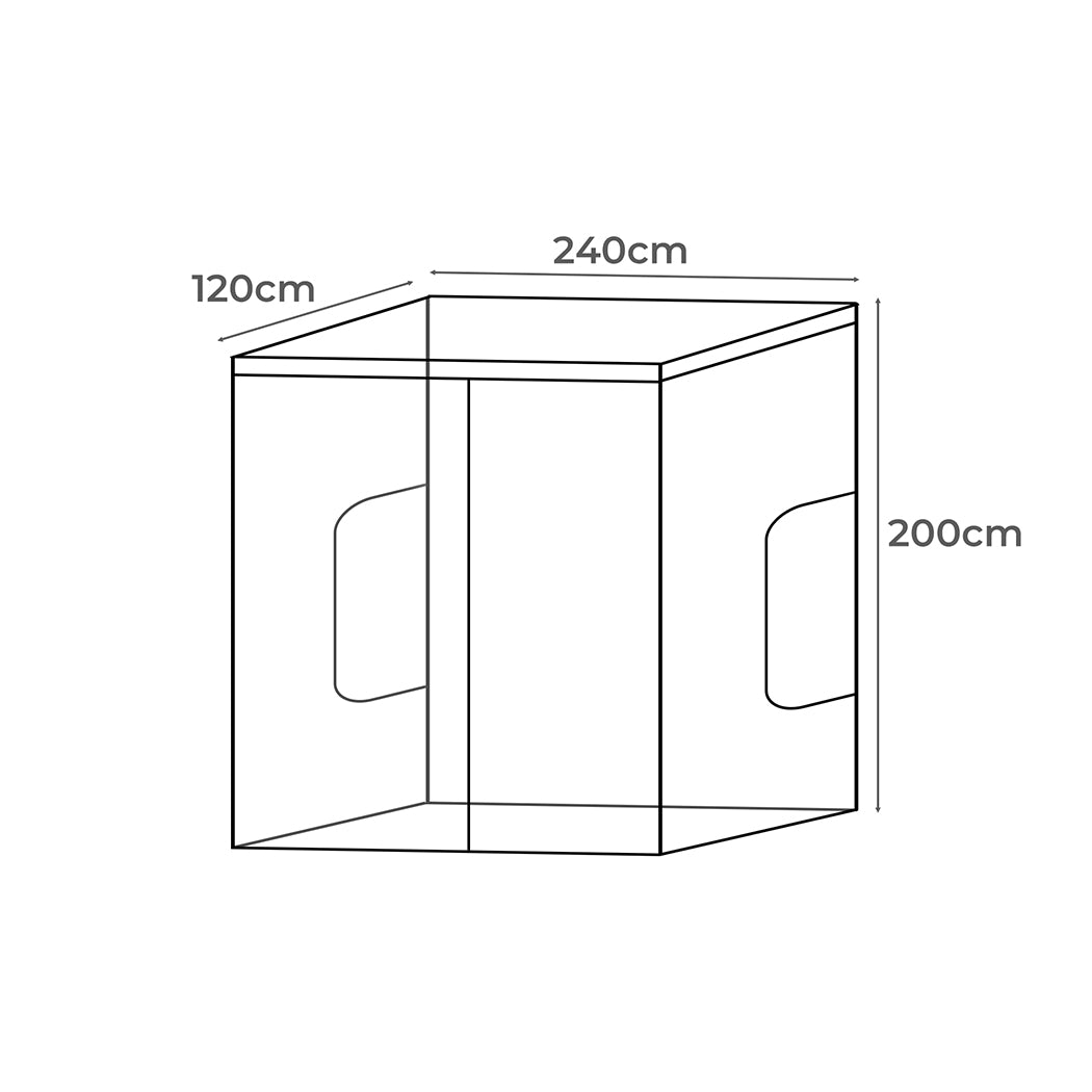 Grow Tent Indoor System Hydroponics 240x120x200-1954802510388662274