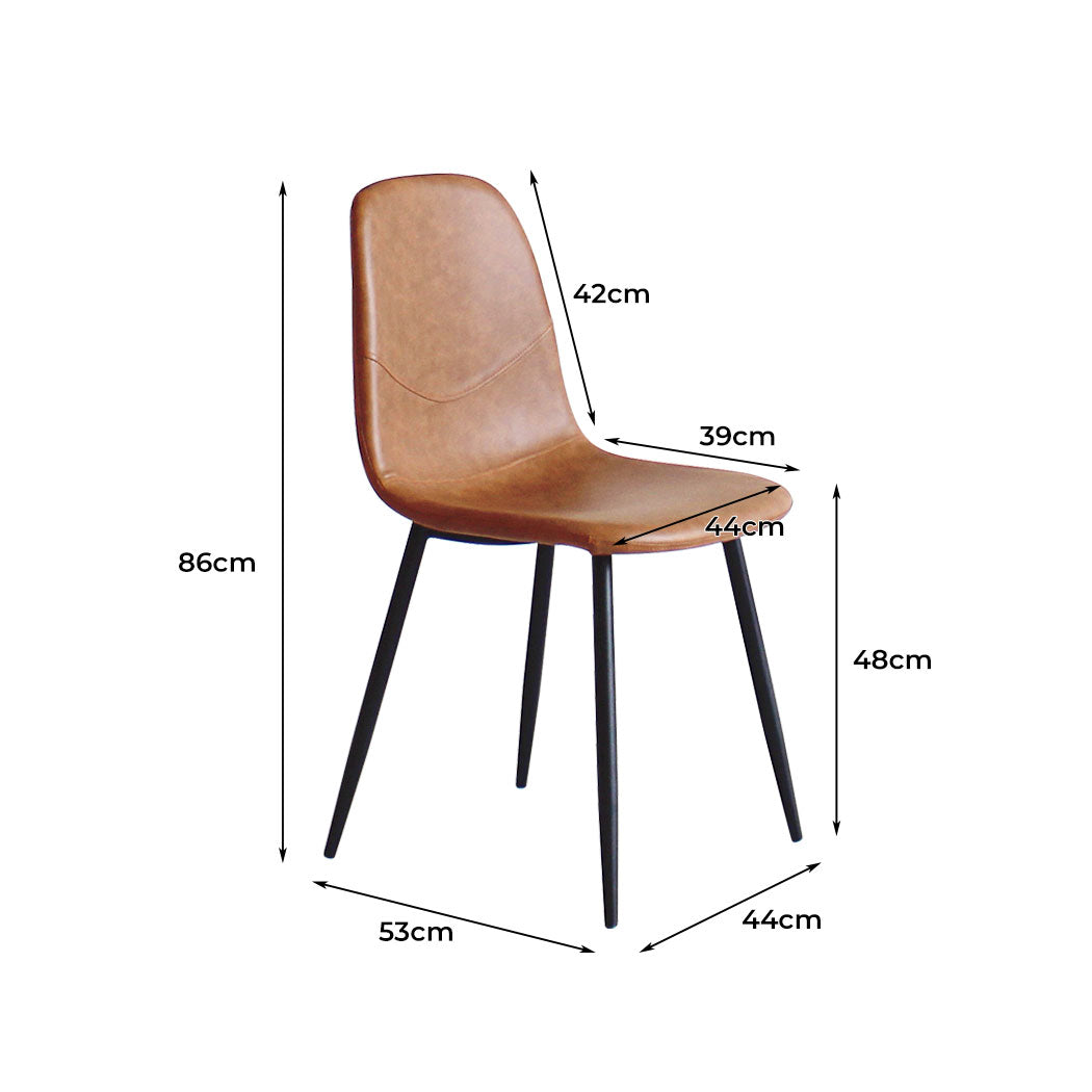 Levede 8x Dining Chairs Kitchen Eames-1973193558412365826