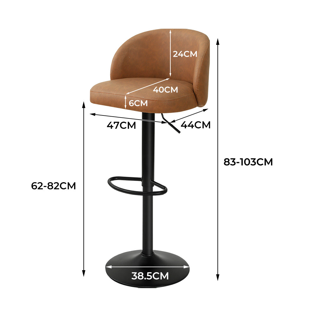 Levede Rolling Bar Stool-1954802408009895938