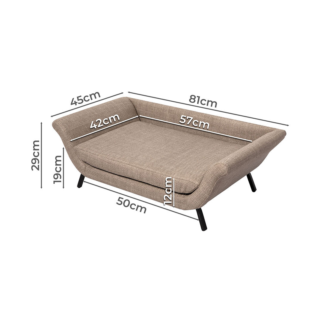 PaWz Pet Sofa Bed Raised Elevated Soft-1954802568907591682