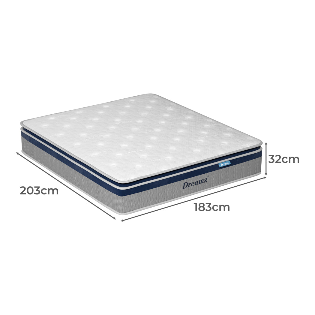 DreamZ Spring Mattress Pillow Top All Sizes 32CM-1954802368616992770