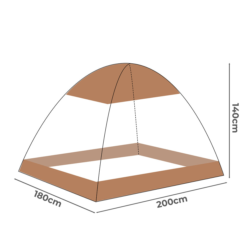 Dreamz Mosquito Bed Nets Foldable Canopy King-1954802840648159234