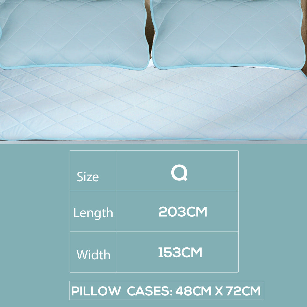 Dreamz Mattress Protector Cool Topper Queen-1910112893911830530