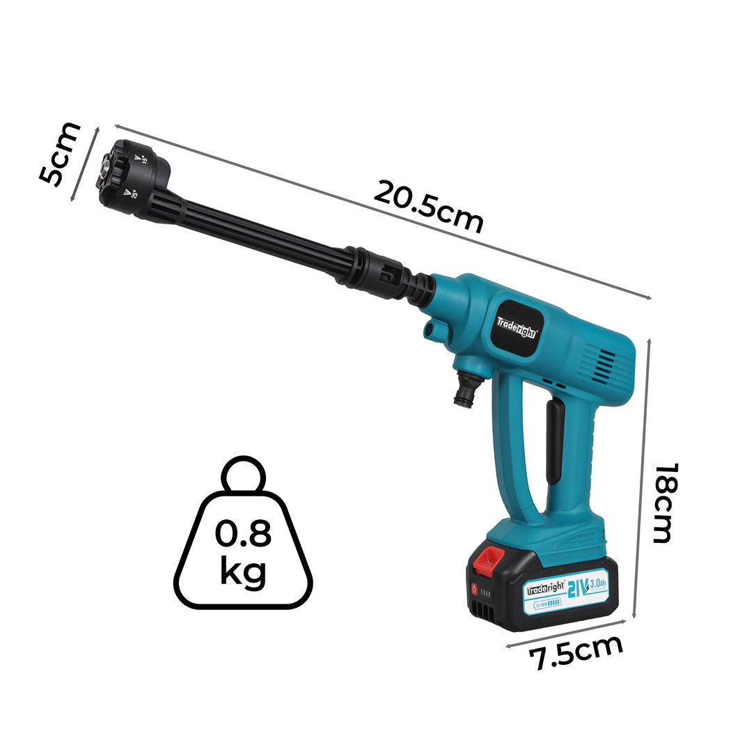 Traderight Cordless Portable Pressure Washer 50Bar-1973193600737087490