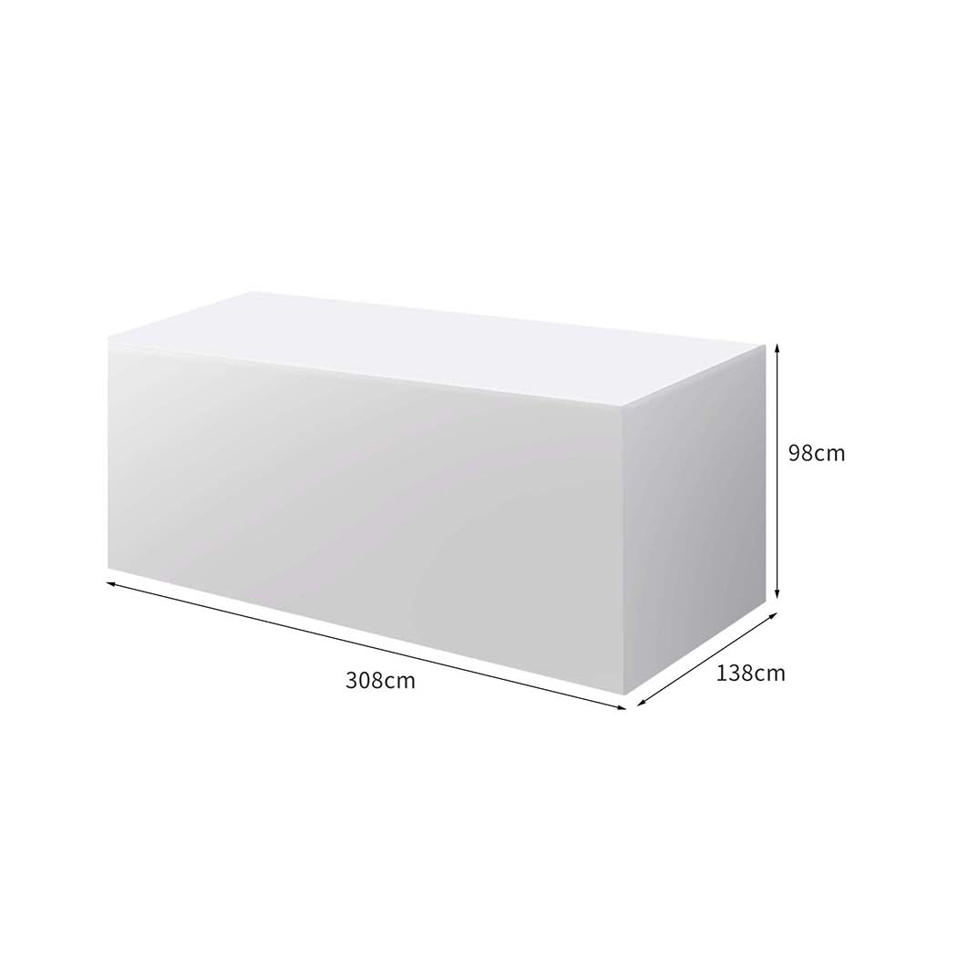 Marlow Outdoor Furniture Cover Waterproof Silver 45cm Extension-1927582205878603778