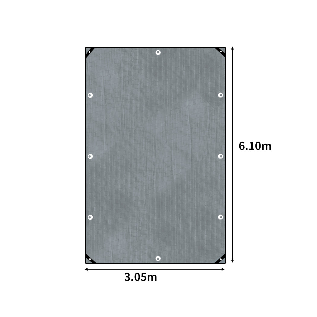 Manan Tarp Tarpaulin 200GSM Camping 3.05mx6.10m-1910112314644893698