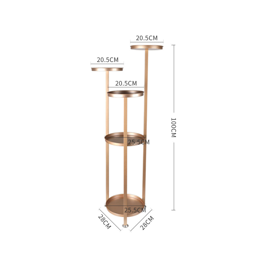 Levede Plant Stand Outdoor Indoor Flower Rose Gold Medium-1910112814626902018
