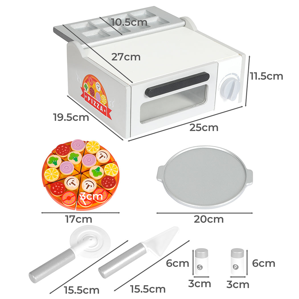 Kids Kitchen Play Set Wooden Toys Children-1954802779323240450