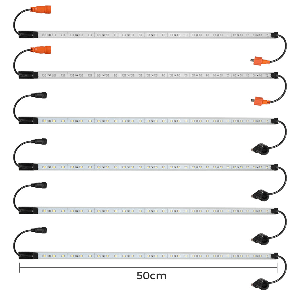 12V LED Strip Light Bar 6PCS Waterproof-1954802609277767682