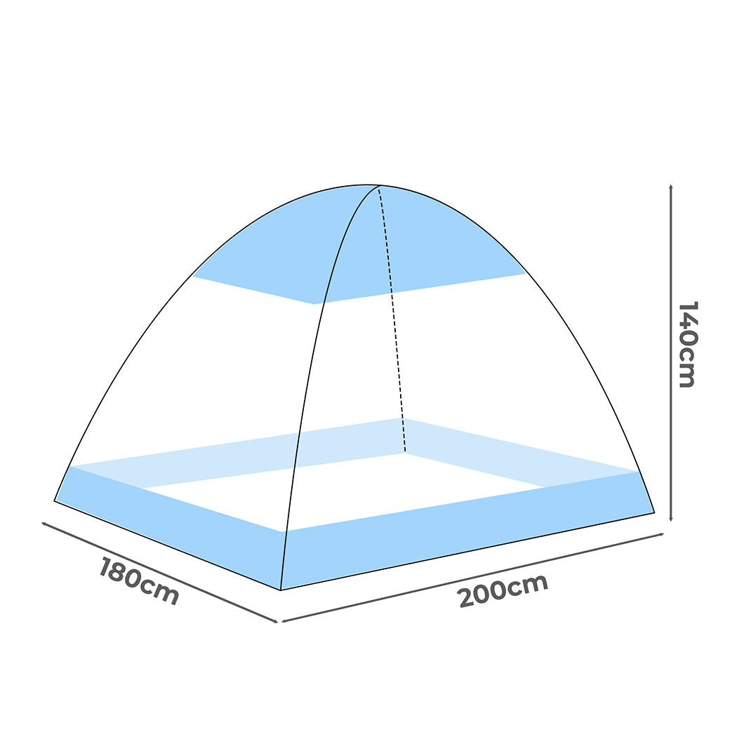 Dreamz Mosquito Bed Nets Foldable Canopy King-1954802840170008578