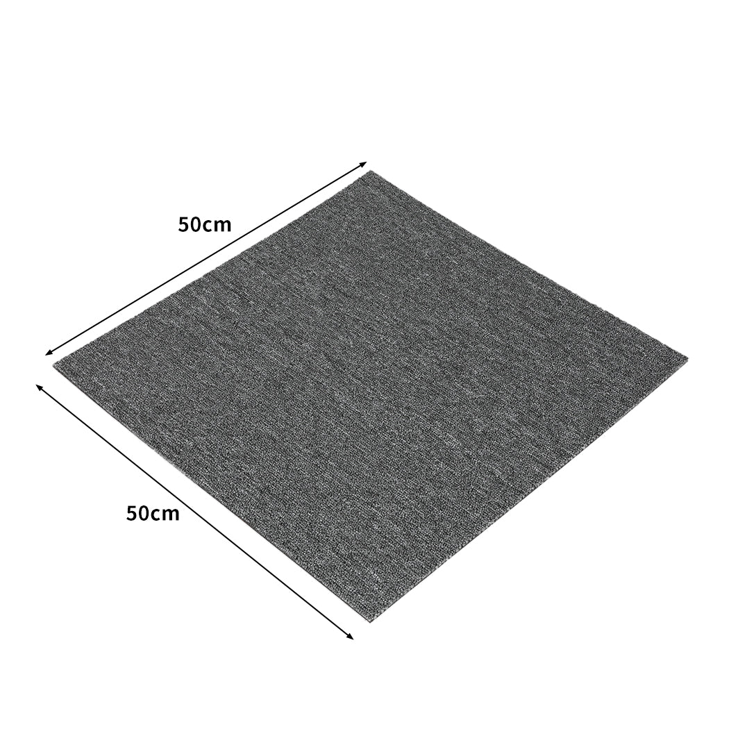 Marlow 20x Carpet Tiles 5m2 Box Heavy Grey-1954802710293385218