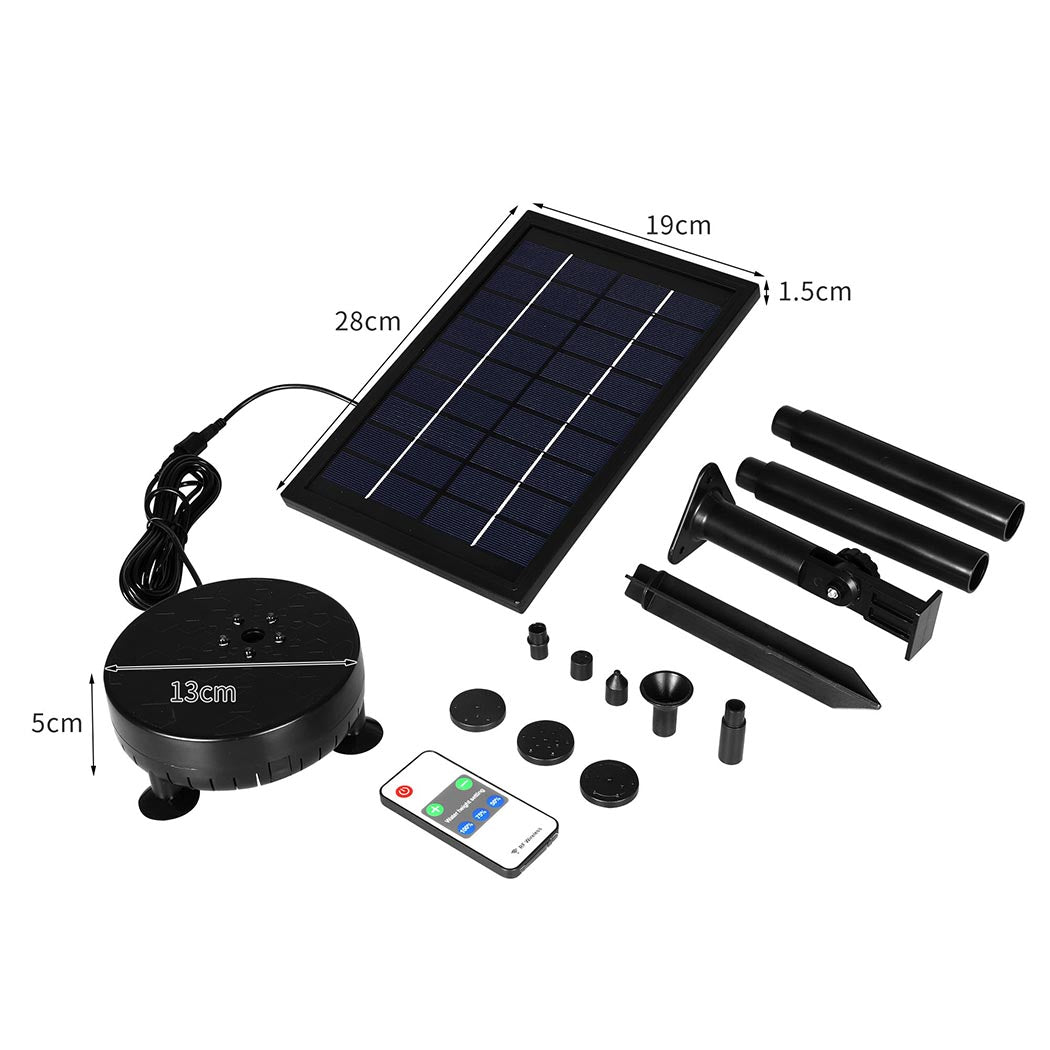 Solar Fountain Powered Water Power Wireless-1954802658208518146