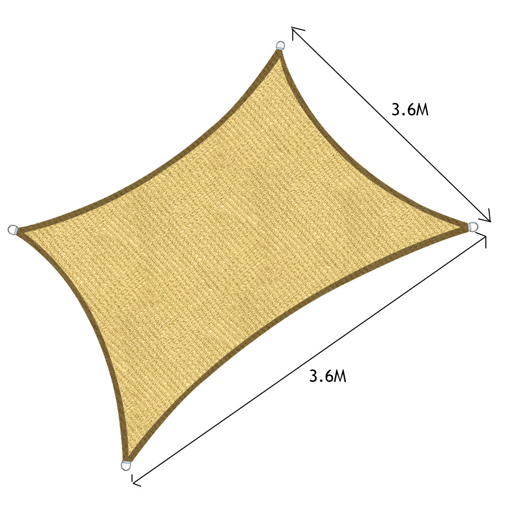 Outdoor Awning Cloth Sun Shades Sail Sand 280-1910112595852005378