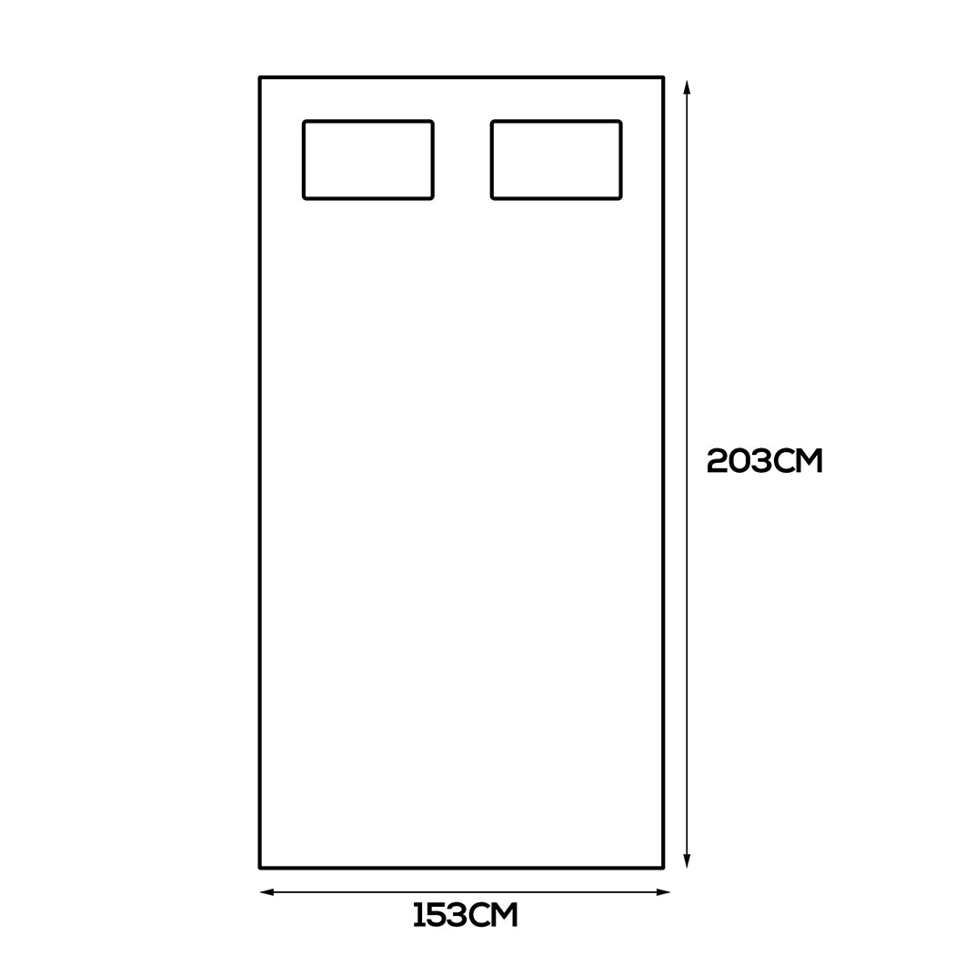 Dreamz Bamboo Pillowtop Mattress Topper Queen-1954802864912207874