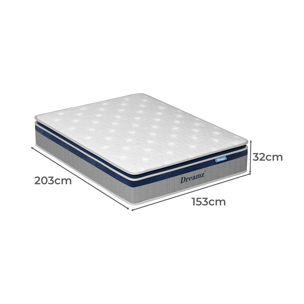DreamZ Spring Mattress Pillow Top All Sizes 32CM-1954802368809930754