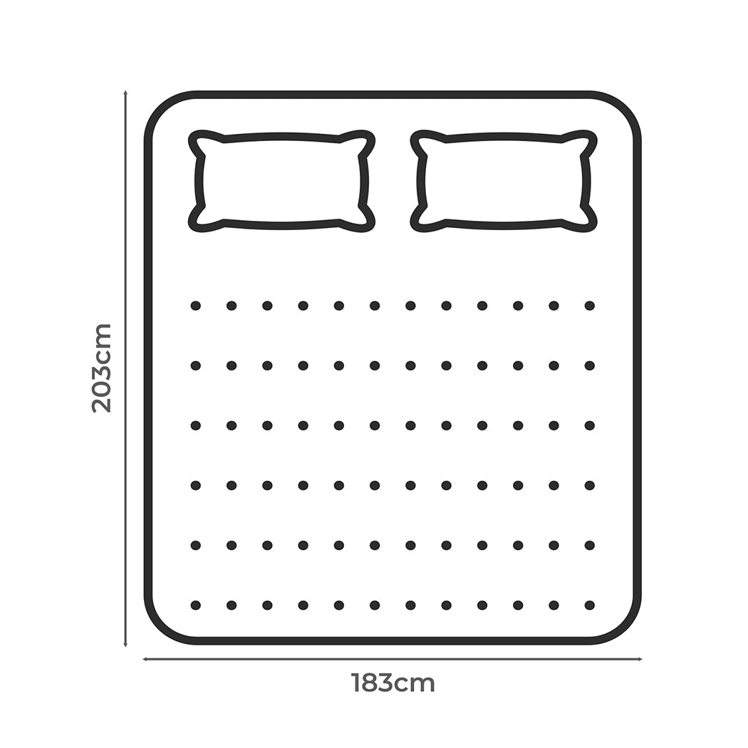 Dreamz Pillowtop Mattress Topper thickness 5cm-1954802371196489730