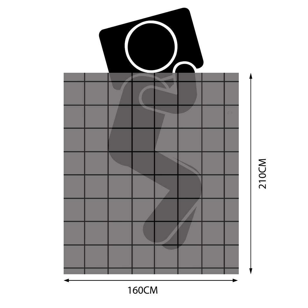 DreamZ Duck Down Feather Quilt 200GSM King Single-1954803025688268802