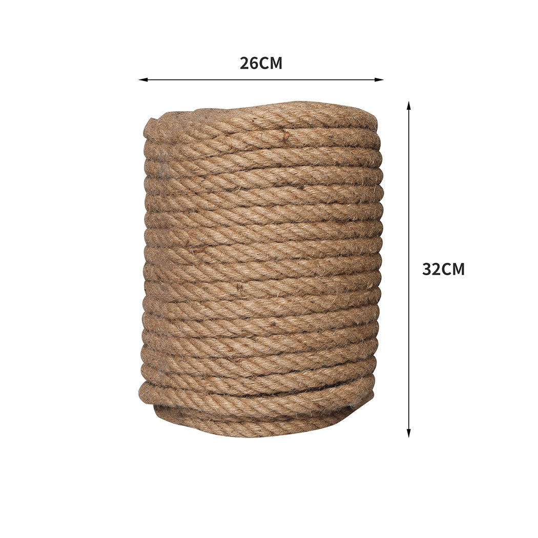 Traderight Jute Rope Hemp Sisal 20MMX50M 20x50-1919892893091368962