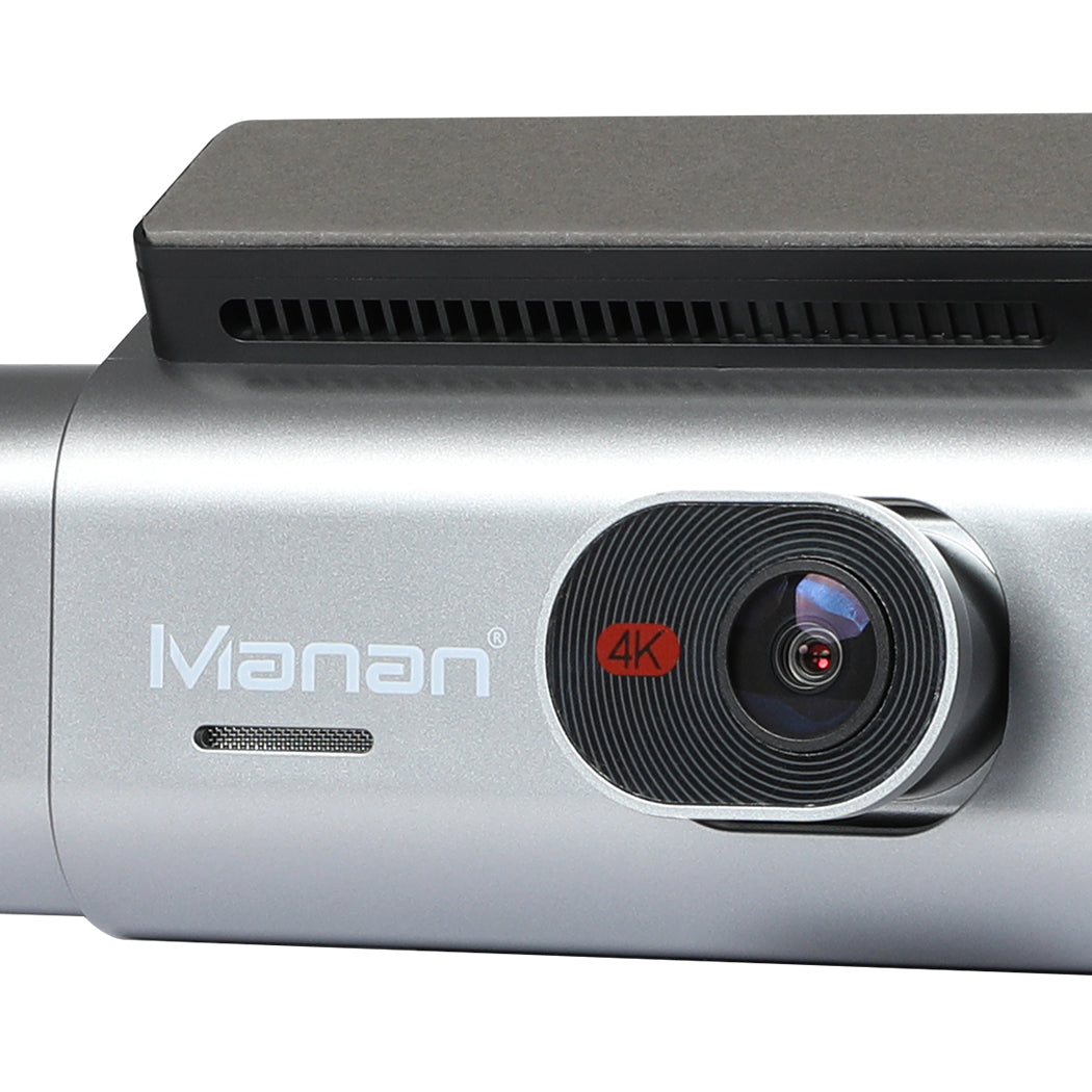 Manan 4K Car Dash Camera Front and Rear Wifi GPS 3 Lens-1954802341643423747