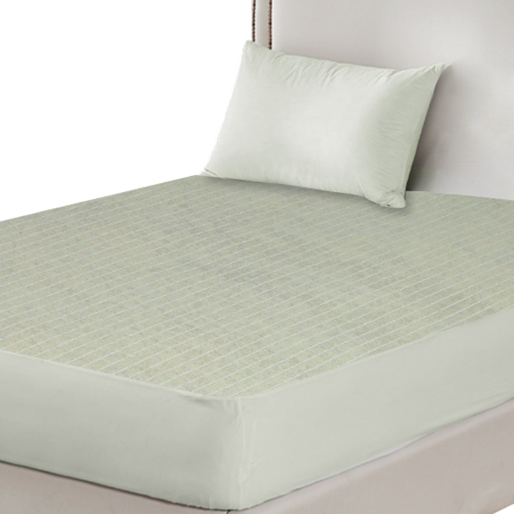 Dreamz Single Mattress Protector Pillowcases Single Grey-1910112878380322819