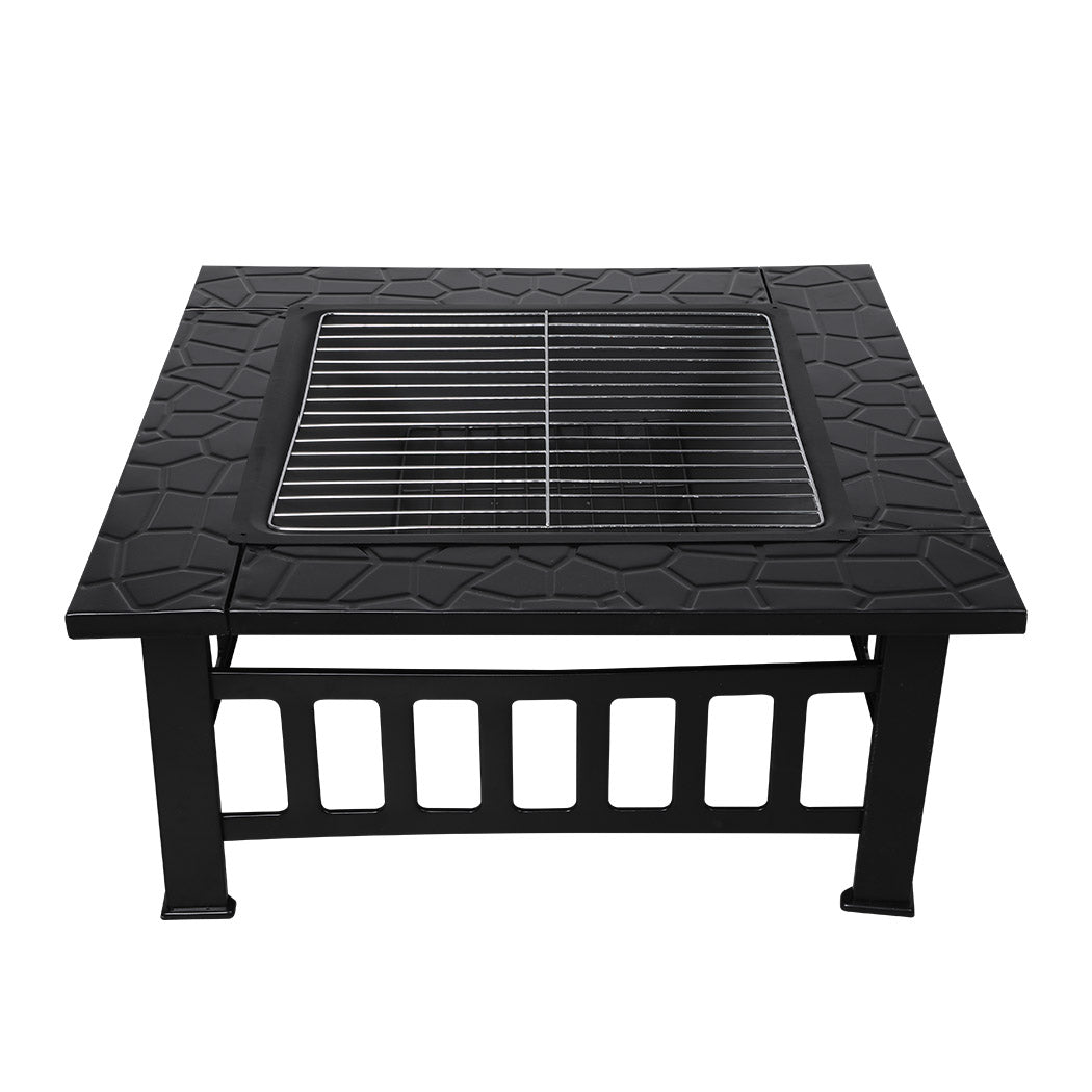 Moyasu 3IN1 Fire Pit BBQ Grill Pits-1910112943840825347