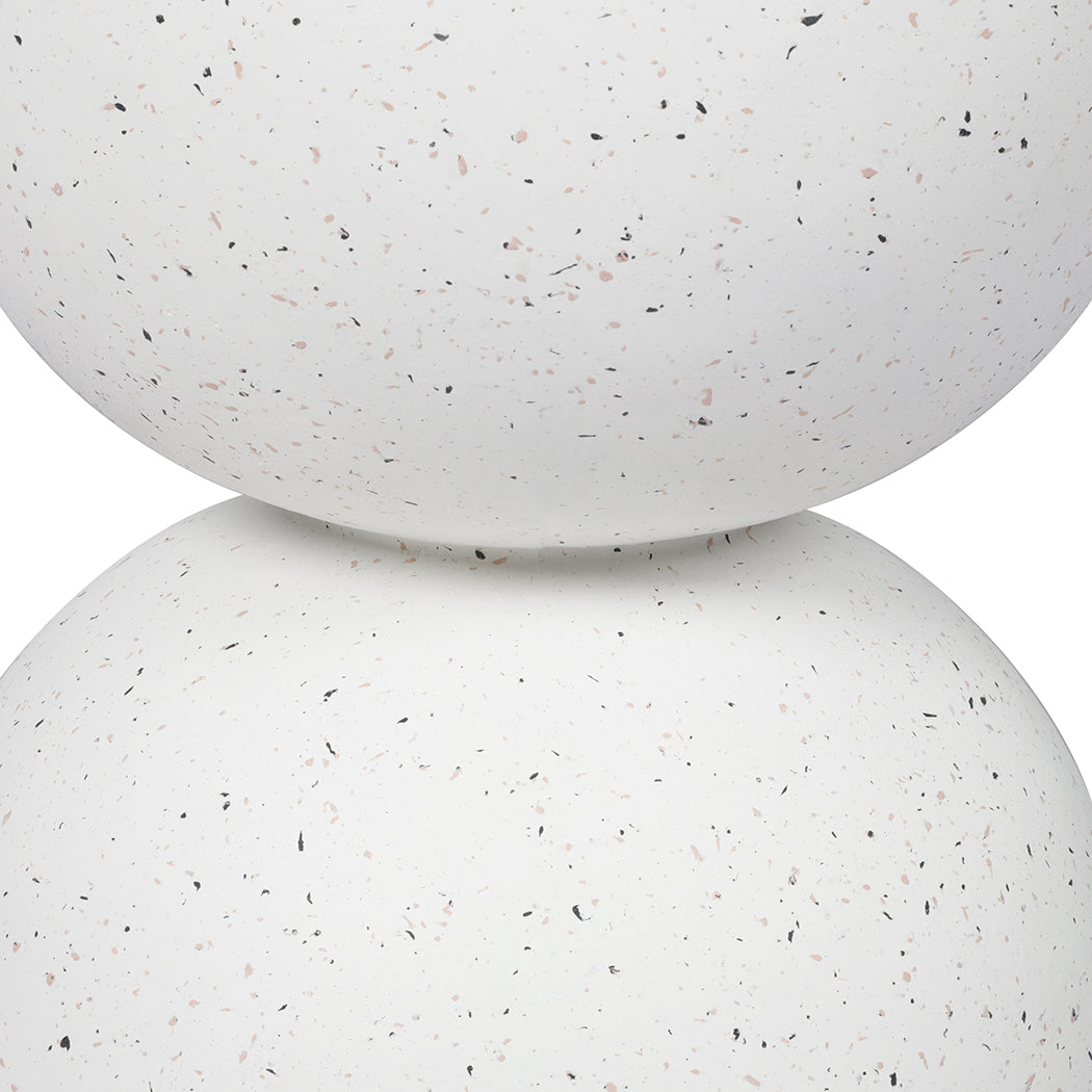 Levede Side Table Terrazzo Coffee Tables Beige-1954802989000691715