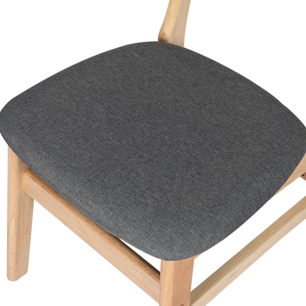 Levede 8xDining Chairs Kitchen Chair Nature-1973193558970208259