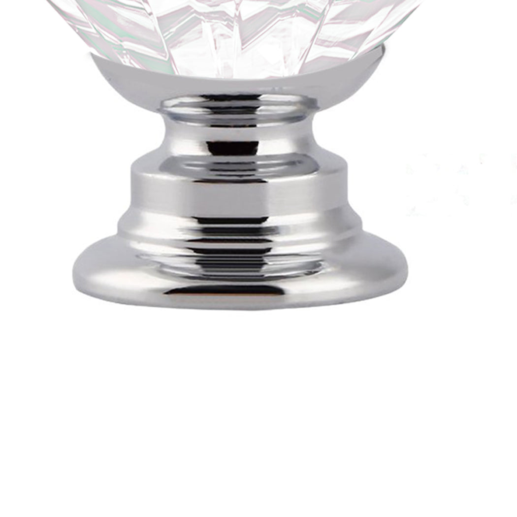 16 Pcs Clear Crystal Knobs Diamond 40mm Large Transparent-1954802684691353603